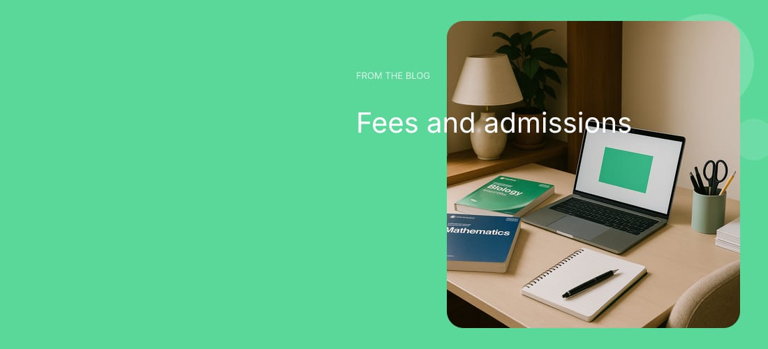 Fees and admissions