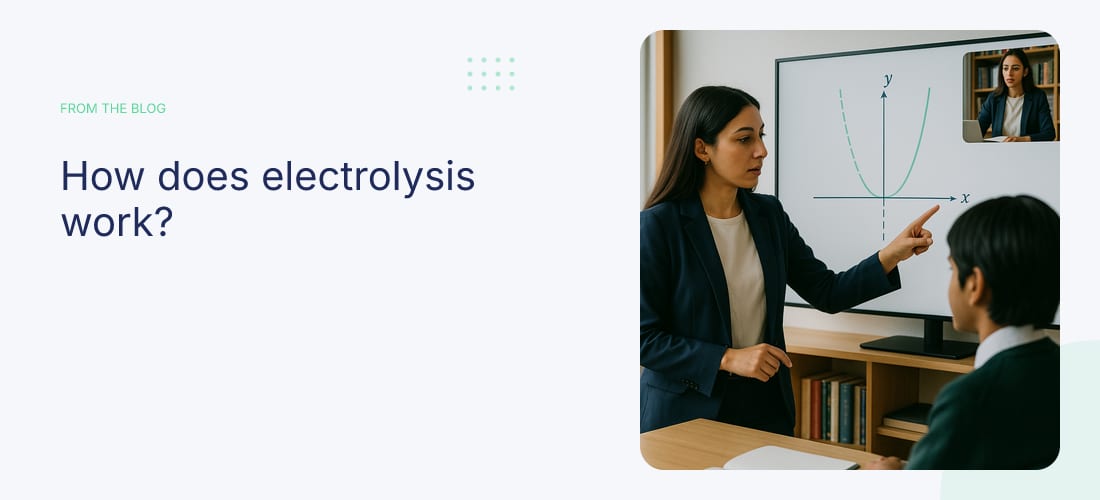 How does electrolysis work?