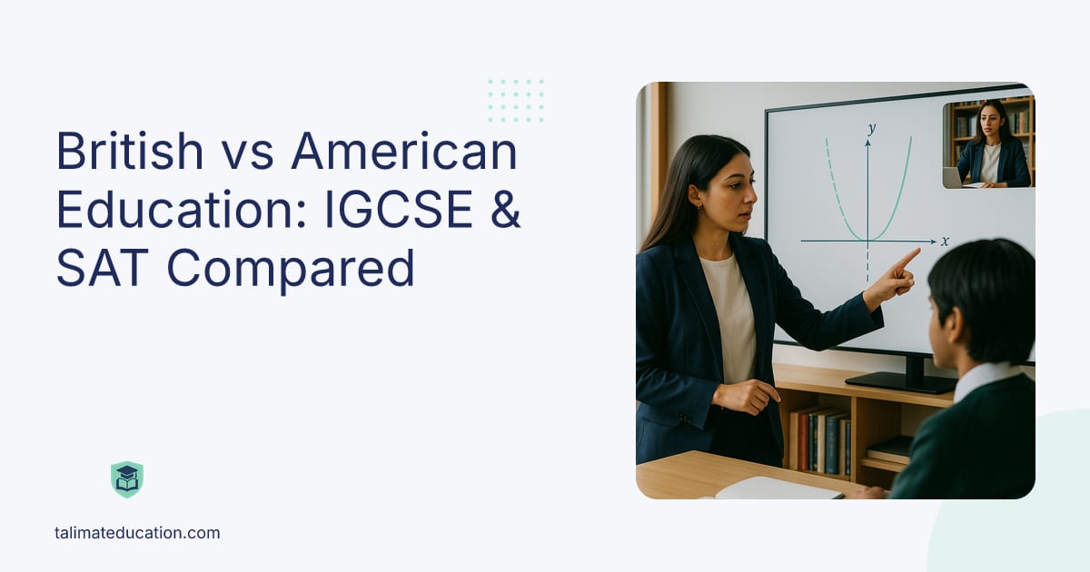 British vs American Education: IGCSE & SAT Compared