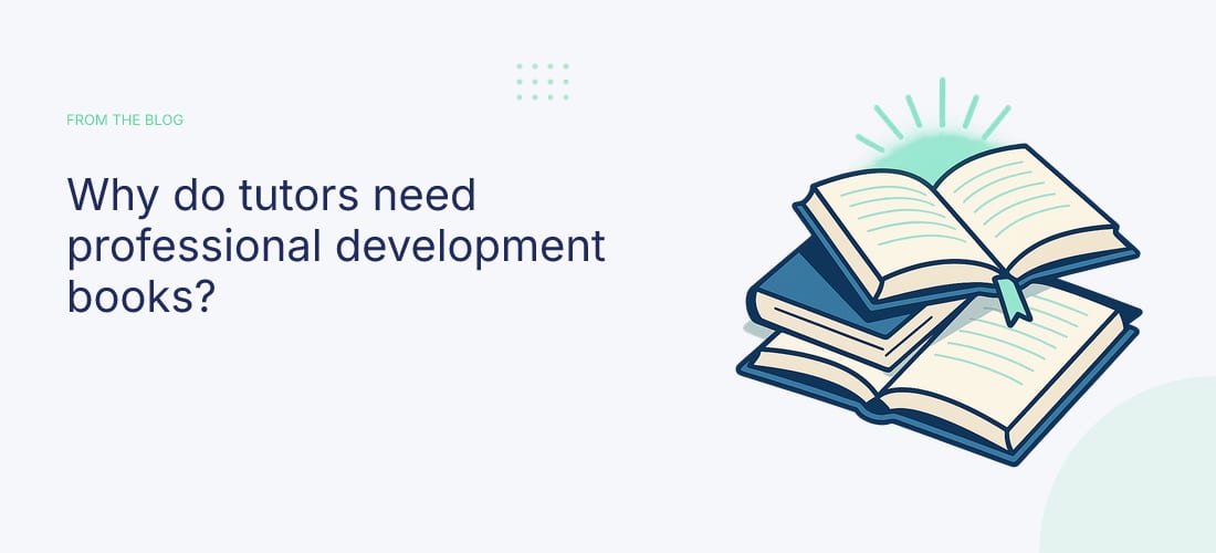 Why do tutors need professional development books?