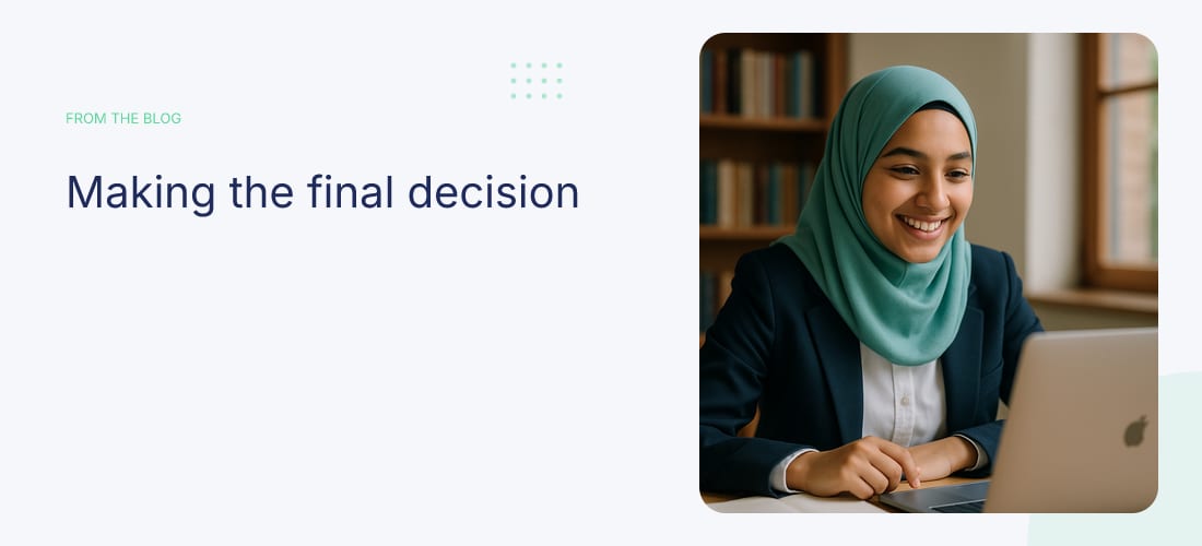 Making the final decision