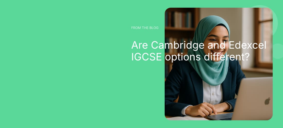 Are Cambridge and Edexcel IGCSE options different?