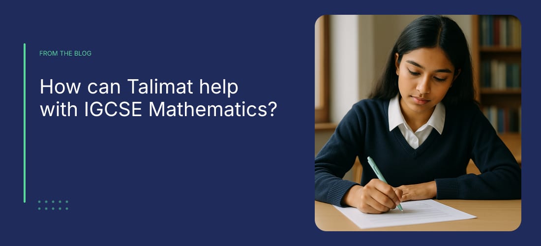 How can Talimat help with IGCSE Mathematics?