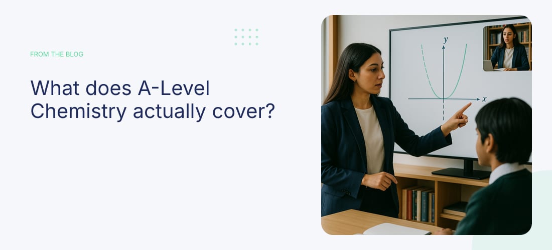 What does A-Level Chemistry actually cover?