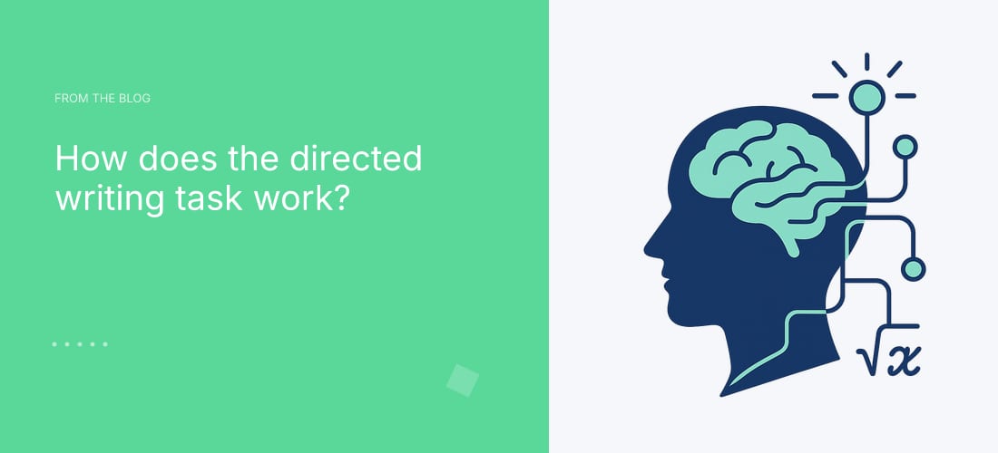 How does the directed writing task work?