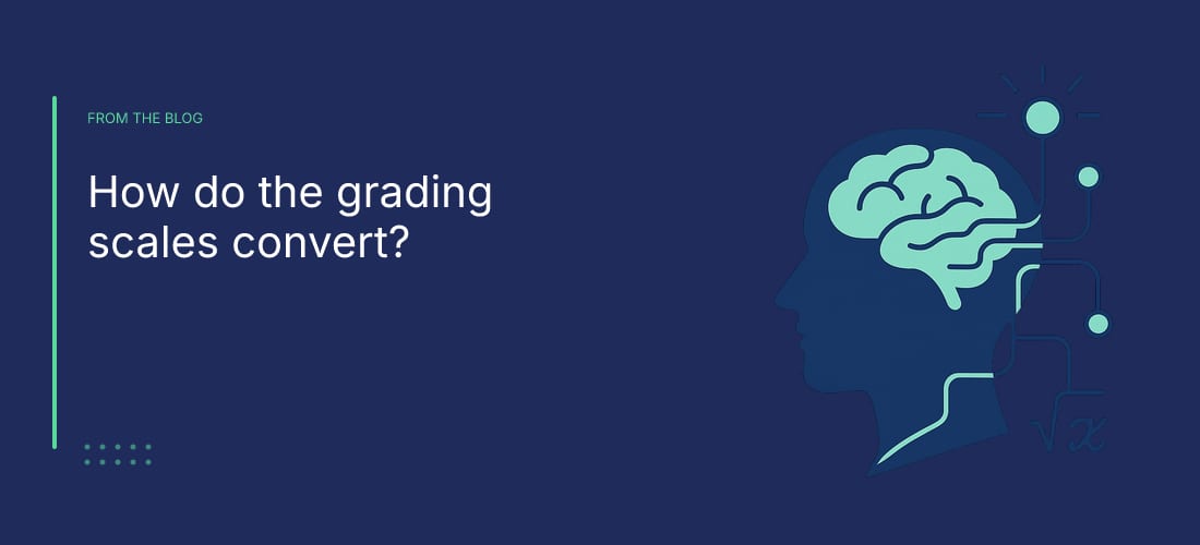 How do the grading scales convert?