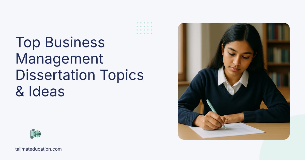 Top Business Management Dissertation Topics & Ideas