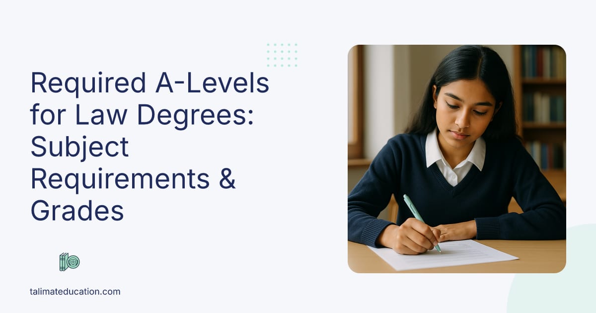 Required A-Levels for Law Degrees: Subject Requirements & Grades