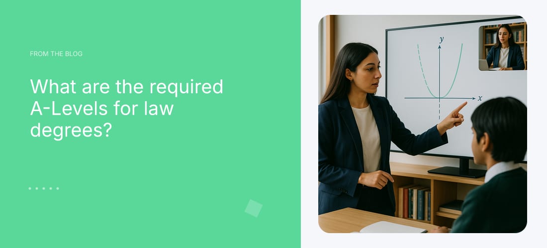 What are the required A-Levels for law degrees?