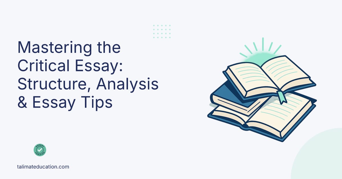 Mastering the Critical Essay: Structure, Analysis & Essay Tips