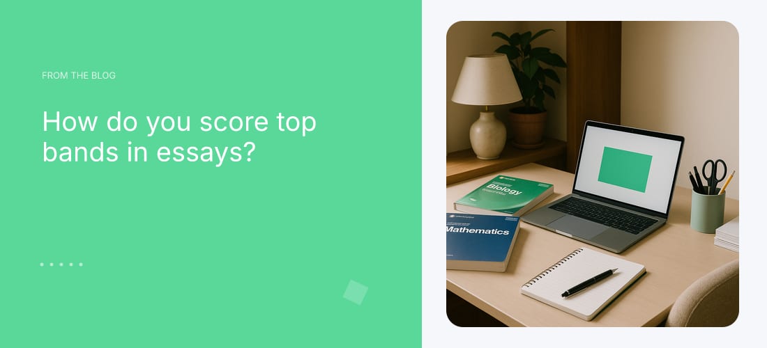 How do you score top bands in essays?