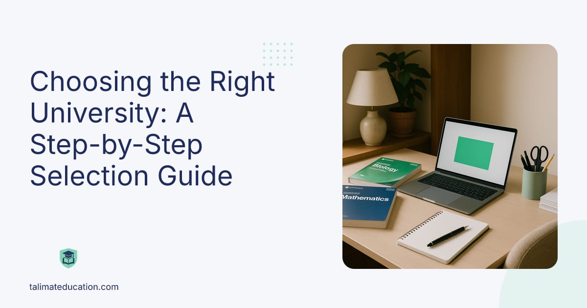 Choosing the Right University: A Step-by-Step Selection Guide