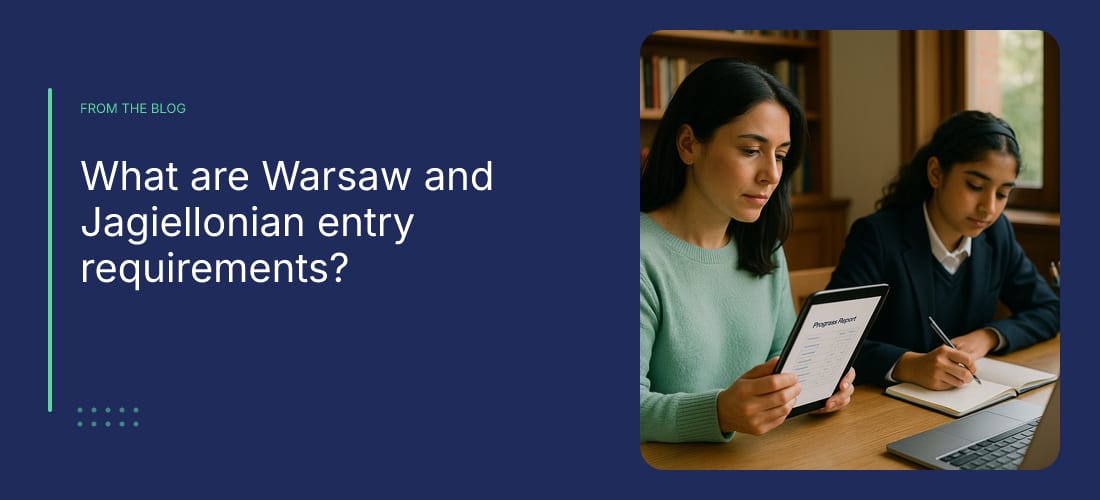 What are Warsaw and Jagiellonian entry requirements?