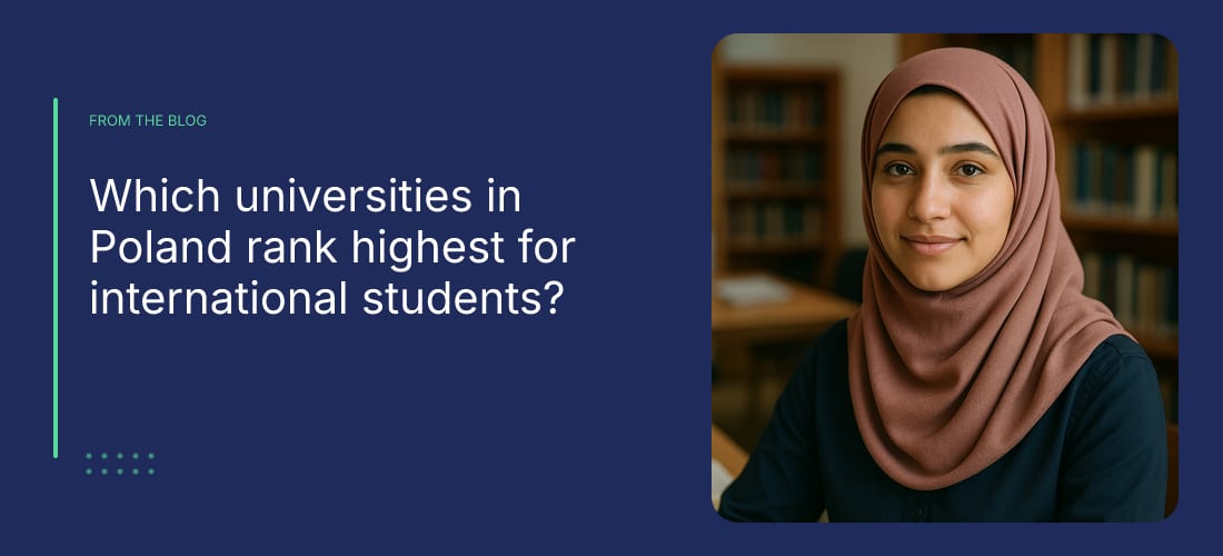 Which universities in Poland rank highest for international students?