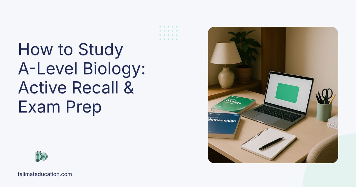 How to Study A-Level Biology: Active Recall & Exam Prep