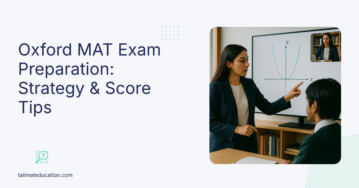 Oxford MAT Exam Preparation: Strategy & Score Tips
